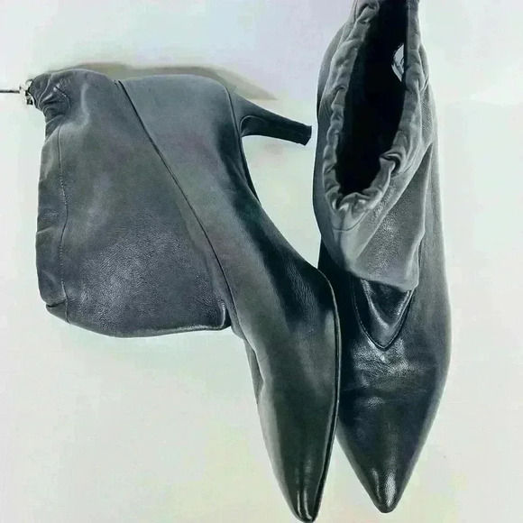 3.1 Phillip Lim Pointed Toe Slouch Drawstring Pull Ankle Booties - Picture 4 of 11